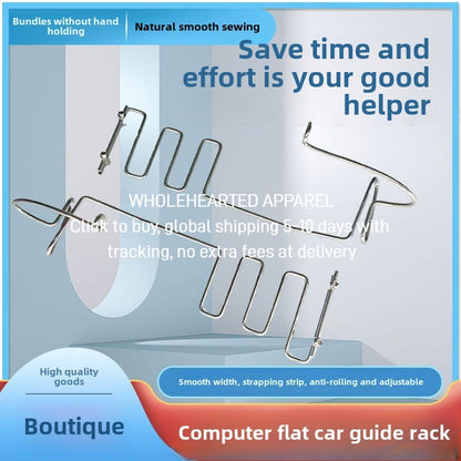 1429★  Flat car guide frame strap positioning width adjustable hand support free sewing machine accessories computer flat sewing machine