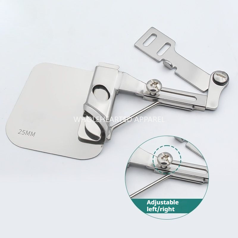 1757★ Handmade – Premium 279 shirt placket hemming folder, widened hemming attachment for curtain hems.★
