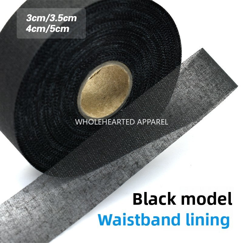 3923★ forro de resina para cintura, adhesivo para cintura, forro de falda, forro de traje, entretela adhesiva, forma de forro, tira estrecha, forro duro, forro de cintura, forro