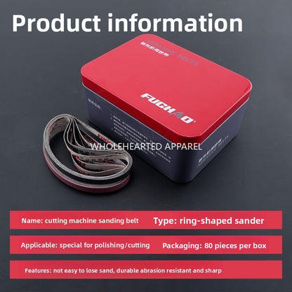 1644★  Iron box Fuchao imported material 10 inch electric scissors abrasive belt automatic sharpening and cutting machine abrasive belt cloth cutting machine yarn belt