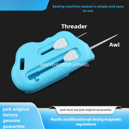 1618★ Punzón de ajuste de costilla de plástico magnético fuerte multifuncional, removedor de hilo, dispositivo de enhebrado, accesorios de costura