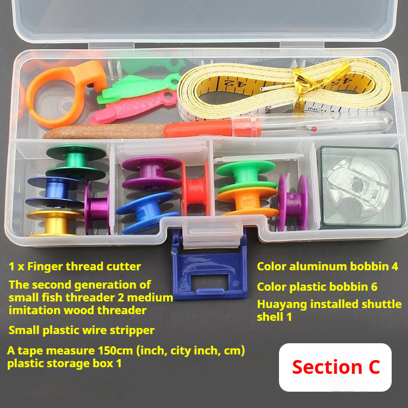 1761★ Garment Factory Screw-On Presser Foot, Needle, Hook and Belt Kit ★