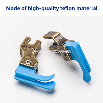 1679★  Sewing machine computer flat car universal new 0.2 narrow high and low pressure foot Teflon material wear-resistant and anti-cardboard cloth