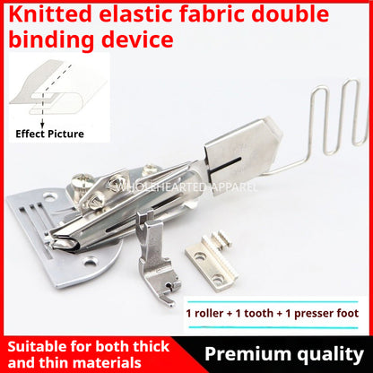 1719★  Sewing machine accessories adjustable K10 knitted elastic fabric pull cylinder flat car sewing machine computer car oblique strip hemming cylinder★