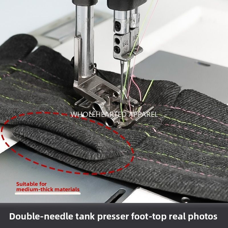 1655★  [Special for medium and thick materials] VVS boutique double needle car presser foot Special for medium and thick materials Presser foot Over seam and bone too thick