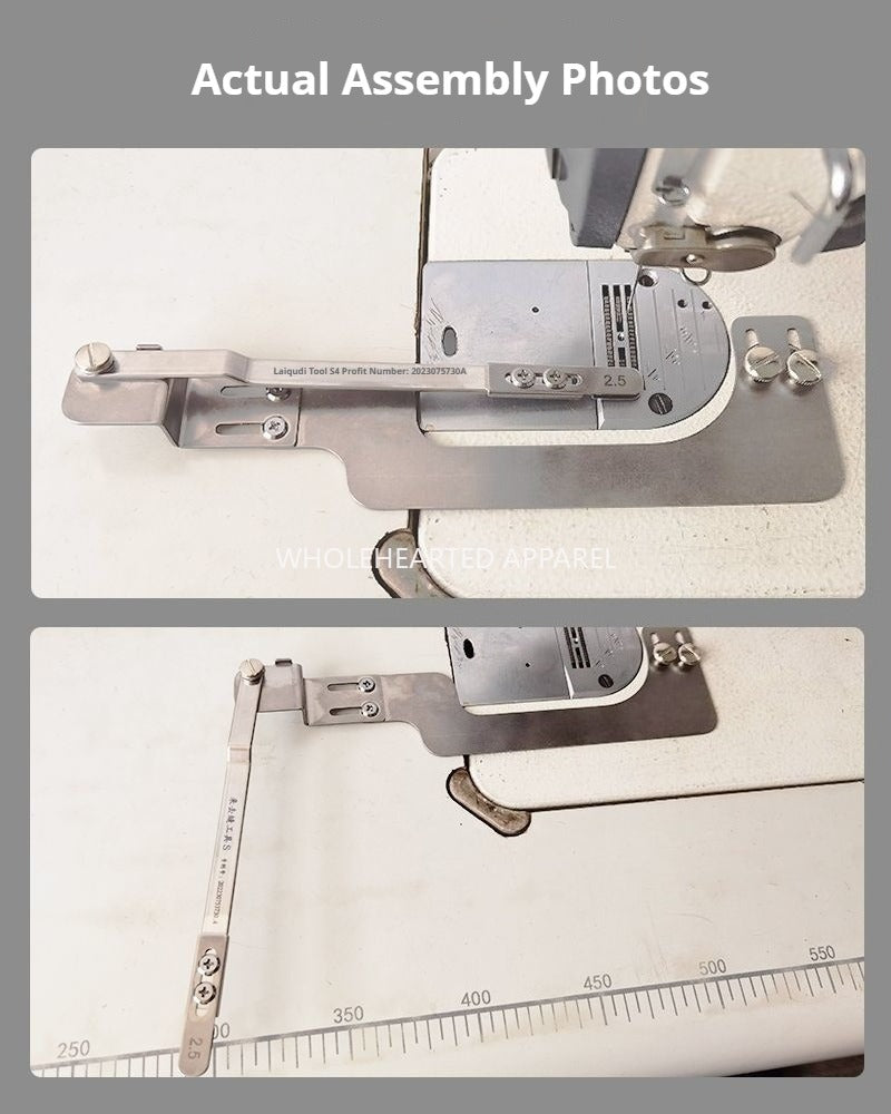 1019★  Flat car come and go sewing fourth generation WHOLEHEARTED new overseam sleeve sewing special press placket collar waist tool★