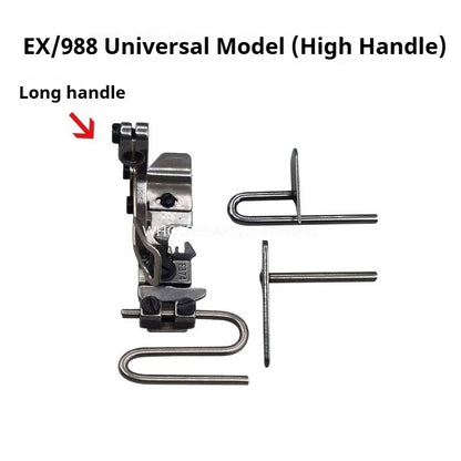1353★ Máquina de bloqueo de bordes nuevo prensatelas multifuncional tres en uno en la máquina de coser cuello de tela original prensatelas Daquan★