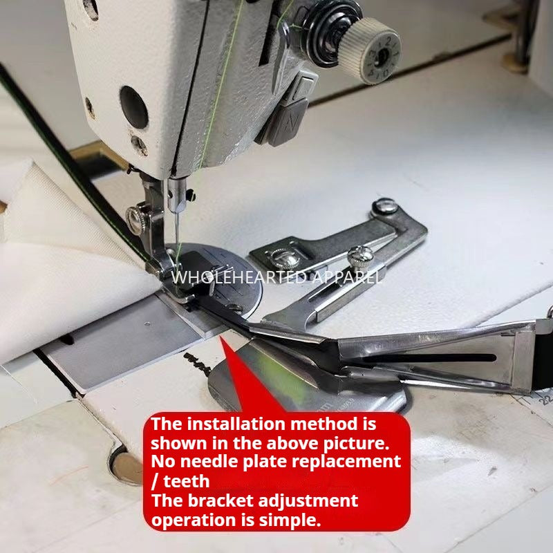 1691★  Flat car new A9 hemming device, adjustable free needle plate pulling cylinder T9 hemming presser foot★