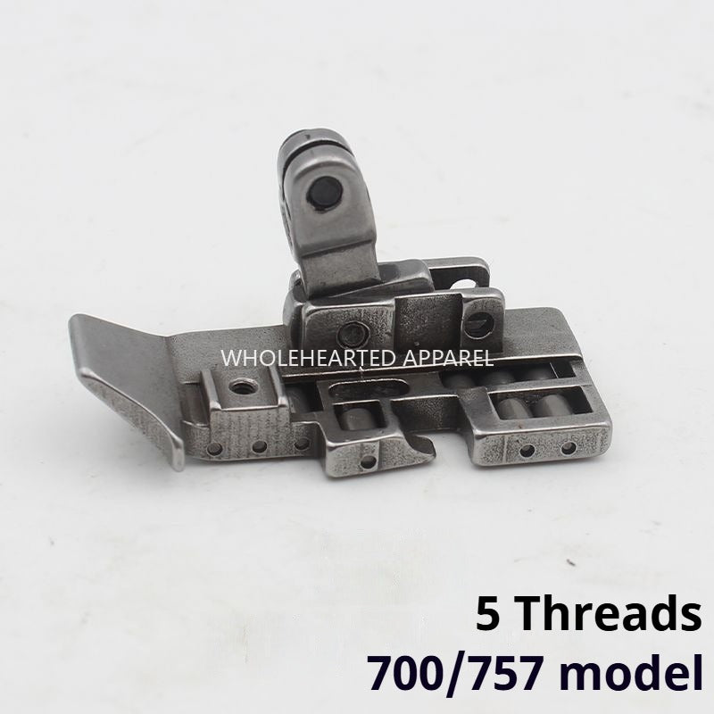 1273★  Edge copy machine roller presser foot, oversewing machine four-wire, five-wire thick material roller presser foot, edge copy machine anti-wrinkle presser foot★