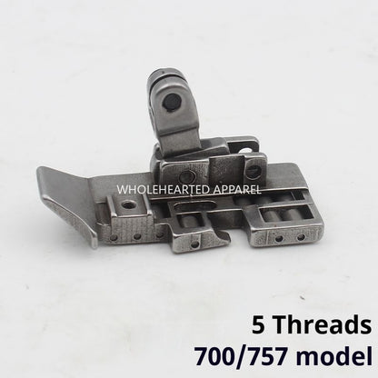 1273★  Edge copy machine roller presser foot, oversewing machine four-wire, five-wire thick material roller presser foot, edge copy machine anti-wrinkle presser foot★