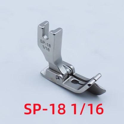 1153★ Prensatelas SP-18 totalmente de acero galvanizado con bloque, prensatelas de tope, cuchilla larga especial con cuchilla para material grueso de mezclilla, marca genuina★