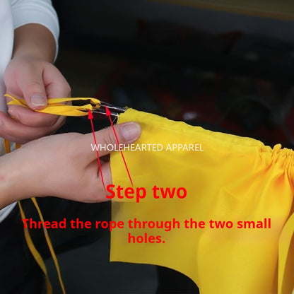 1038★ Outil d'enfilage de corde à double extrémité, aiguille à enfiler à double extrémité, fermeture élastique pour vêtements, ceinture de chapeau, accessoires pour machines à coudre industrielles★