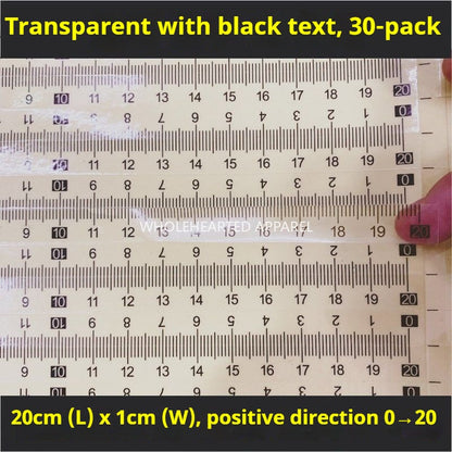 1603★ [Autoadhesivo transparente] Escala autoadhesiva transparente autoadhesiva pegajosa impermeable escala media subescala pegatina envío gratis se puede personalizar pegatina de PVC★