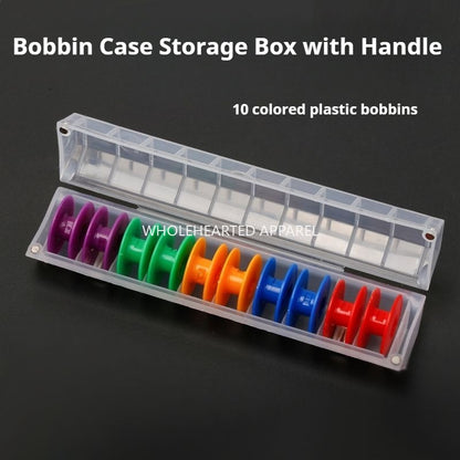 1565★  Computer flat car sewing machine shuttle core magnet storage box Jack A3A4 Zhongjie Fushan brothers plastic lock cylinder wire core★