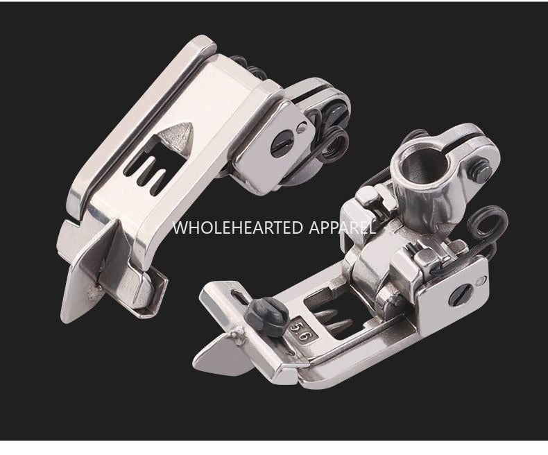 1588★ Ma Yinjian Jack, machine à coudre interlock à trois aiguilles et cinq fils, pied presseur 5.6, accessoires pour machine à coudre industrielle, pied presseur de coupe central★