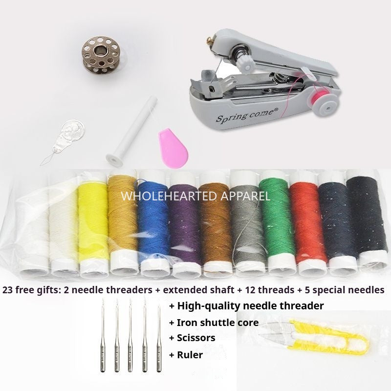 1861★ Portable Handheld Mini Manual Sewing Machine for Simple Clothing Repairs★