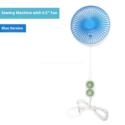 1278★ Nouveau ventilateur spécial machine à coudre 6,5 pouces, vitesse de vent puissante, double aimant, ventilateur électrique plat industriel pour voiture★