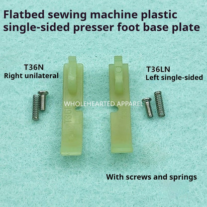 1527★  Flat car unilateral presser foot P36N right unilateral P36LN left unilateral, all-steel flat car, unilateral zipper presser foot★