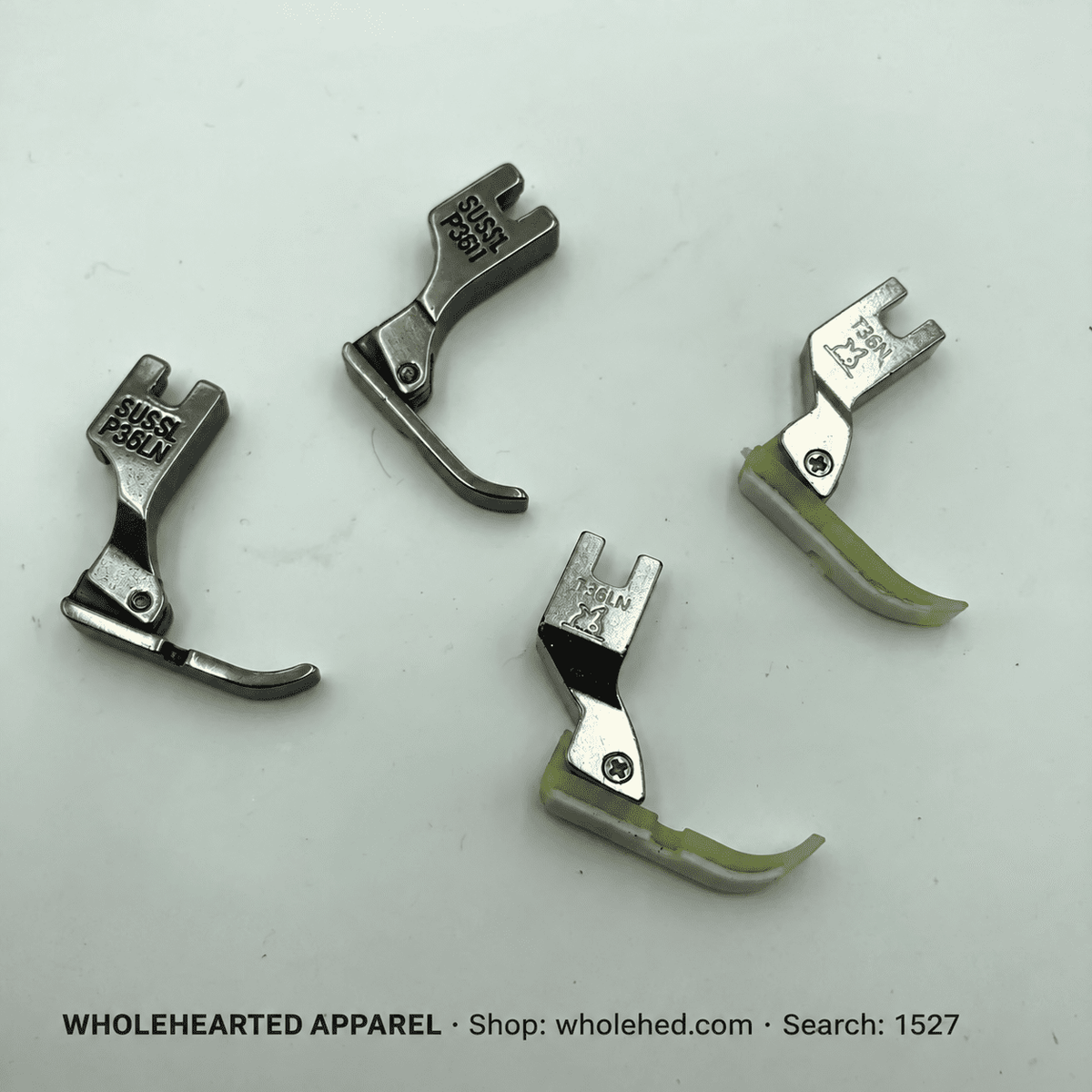 1527★ All-Steel Single-Side Zipper Presser Foot for Flatbed Sewing Machines, P36N Right-Side / P36LN Left-Side