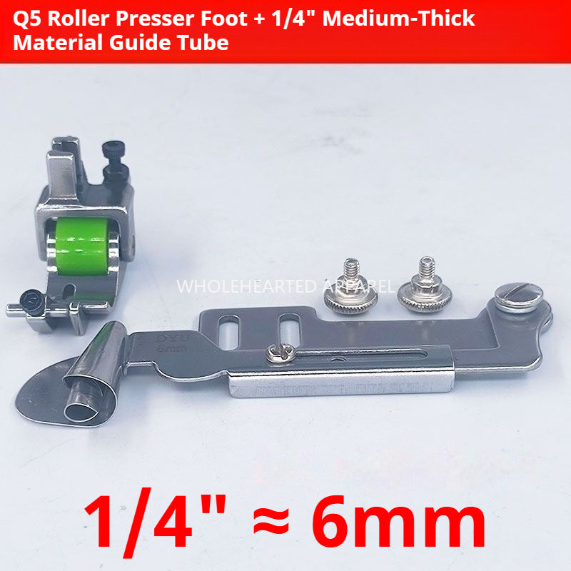 1787★ New Adjustable Q5 Roller Hem Presser Foot for Computerized Sewing Machine, Smooth Stitching★