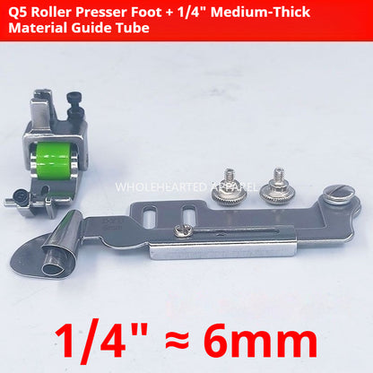 1787★ New Adjustable Q5 Roller Hem Presser Foot for Computerized Sewing Machine, Smooth Stitching★