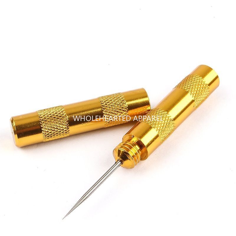 1674★  Mini awl, extra-pointed awl/leather cone, reaming, handmade cowhide DIY metal handle cone with hat Thousand pieces pass