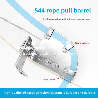 1491★  Industrial edge locking machine Copy edge machine Overlock sewing machine Pull cylinder Edge hemming device Edge hemming cylinder Wrap cylinder Edge cylinder Rope cylinder