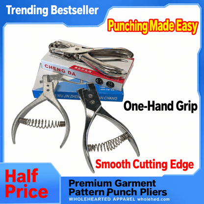 1434★ Garment Pattern Notching Pliers U-Shaped Cutting and Punching Tool for Sewing and Sample Making.