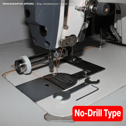 1099★ New Computerized Flatbed Sewing Machine Elastic Holder for Cuffs and Hems.