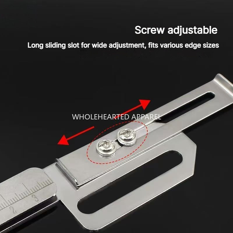 1920★ Adjustable Hemming Folder for 3-Needle 5-Thread Coverstitch Machine, Sewing Attachment.