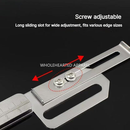 1920★ Adjustable Hemming Folder for 3-Needle 5-Thread Coverstitch Machine, Sewing Attachment.