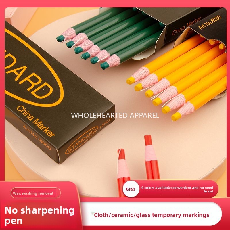 1666★ Washed crayon cutting clothing scratching chalk scratching powder color painting powder cutting clothing scratching powder tailoring tools free pull line pen