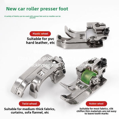 1493★  Boutique knife hanger FK571 Roller foot presser car Three-needle five-thread interlock sewing machine Foot presser sewing machine accessories Anti-eating cloth