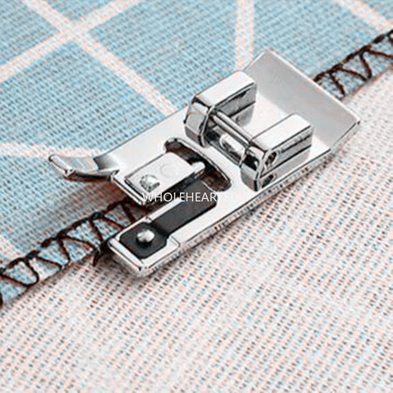 1022★  Locking edge pressing foot, Shengjia Brothers leaping butterfly heavy machine household multi-functional sewing machine cloth edge sewing locking edge pressing foot