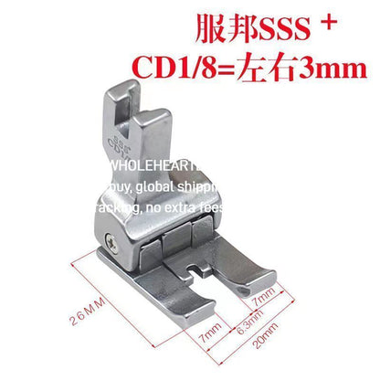 1415★  Computer flat car all-steel left and right universal high and low presser foot industrial sewing machine rib stop pressing line tangential presser foot