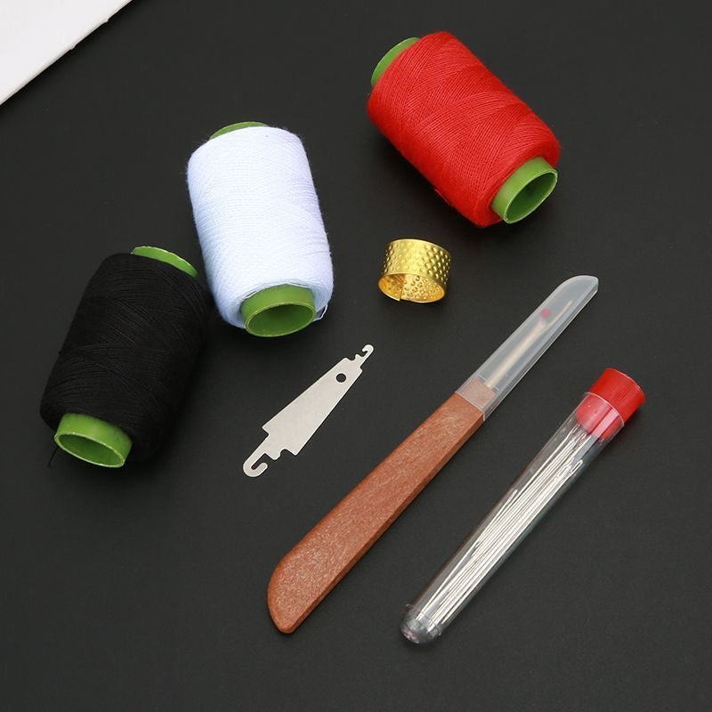 1651★ needle and thread 36-piece combination set, high-quality big-eye steel needle, thread remover 203 medium and thick five-color denim thread