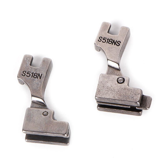 1522★  Sewing machine accessories S518NS invisible zipper presser foot industrial flat car sewing machine flat sewing machine zipper presser foot all steel