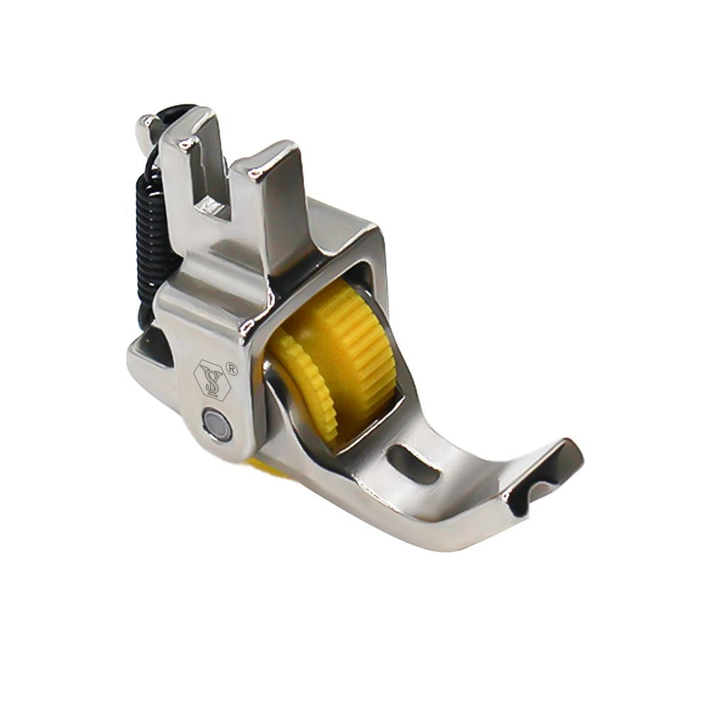 1094★  [New] Boutique all-steel roller with embedded rope presser foot Flat car with slot embedded rope tooth strip presser foot