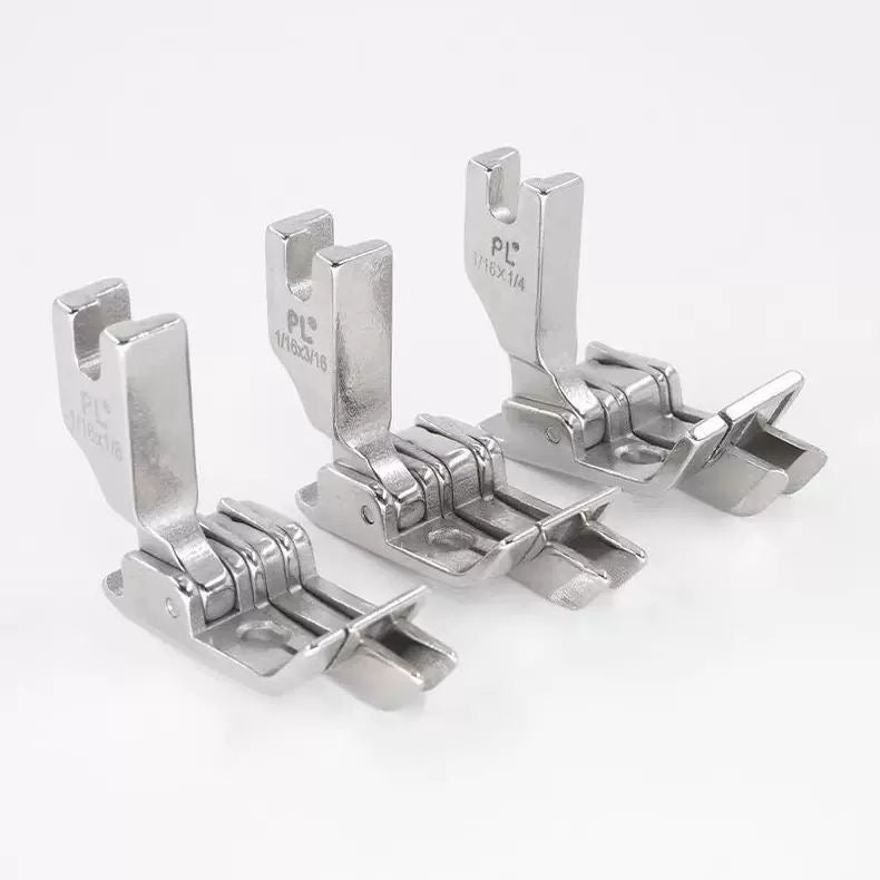 1211★  All-steel SP-18 double knife presser foot jeans back bag tangential presser foot 0.1/0 open line double stop flat car presser foot