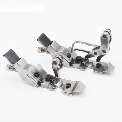 1102★  New 747/700 four-wire rubber band wide presser foot EX four-wire edging machine adjustable rubber band elastic band presser foot
