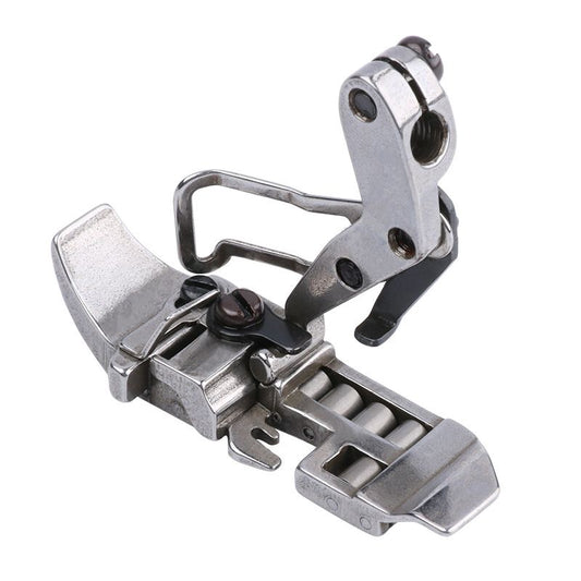 1273★  Edge copy machine roller presser foot, oversewing machine four-wire, five-wire thick material roller presser foot, edge copy machine anti-wrinkle presser foot