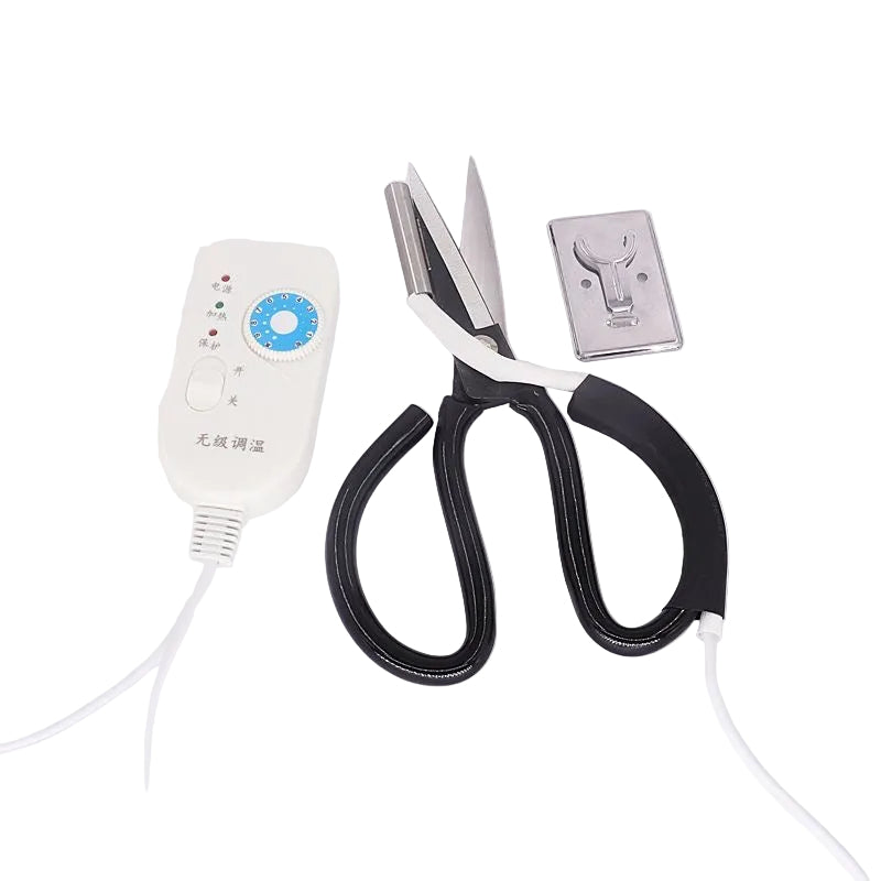 1220★ Electric Hot Scissors with Switch for Label Edge Trimming and Webbing Cutting Heating Tube Type.