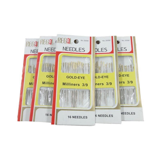 1295★  Golden tail threading needle, hand sewing needle, hand sewing needle embroidery, increased pinhole and lengthened sewing aid