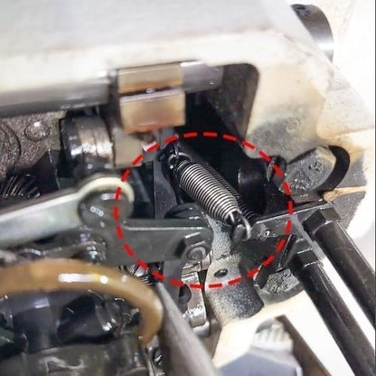 1455★ Resorte de tensión para aguja de inversión de carro plano de computadora de máquina de coser Resorte de retorno de alimentación de inversión de carro plano de computadora Resorte de aguja de inversión de carro plano de computadora★