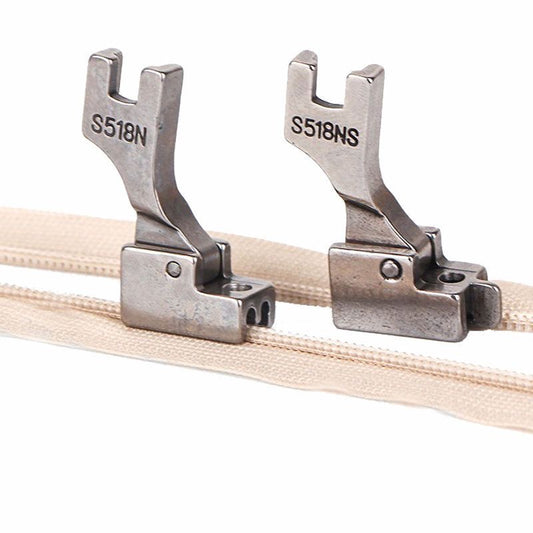 1372★  Boutique invisible zipper presser foot, Daqian unilateral invisible zipper presser foot computer flat car belt guide upper zipper