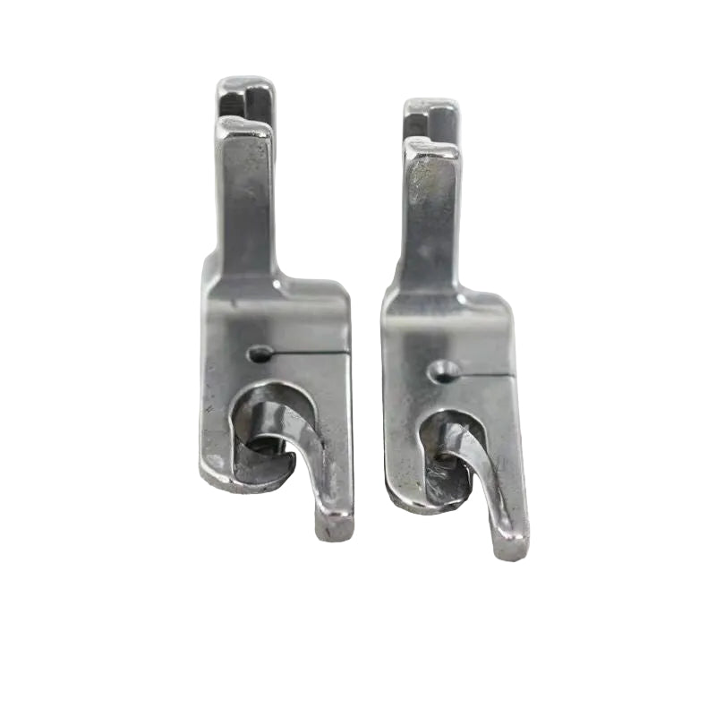 1846★ Accessoires pour machine à coudre industrielle, pied-de-biche pour ourlets roulés, pied-de-biche pour ourlets, pied d'ourlet pour machine à coudre à point noué pour ourlets du bas et poignets, pied-de-biche pour machine à coudre plate★