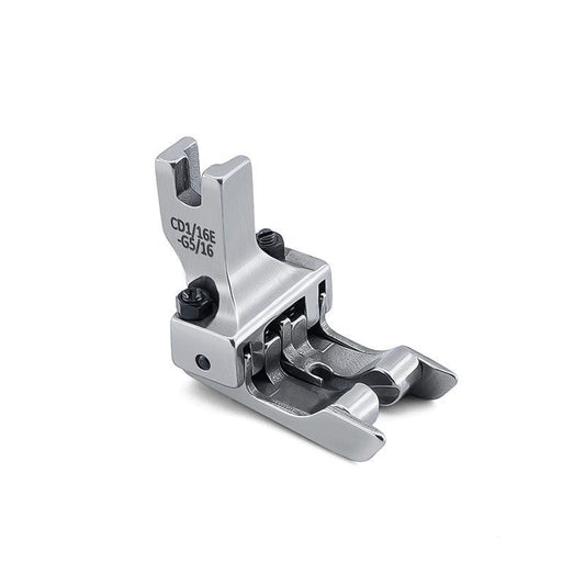 1768★ Prensatelas de altura regulable para máquina de coser con guía de borde y cuchillas dobles ajustables para pespuntes ★