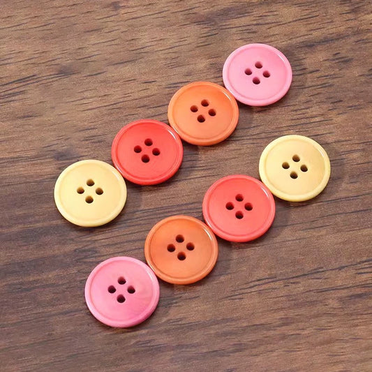 3294★ Colored Fruit Buttons Beige Dark Blue Pink Versatile Vintage Suit Jacket Sweater Buttons