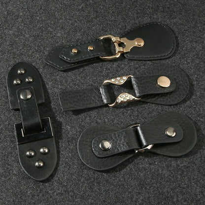 Gabardina 3500★, abrigo de lana, cuero de alta gama, ropa abotonada, botones de suéter, botones decorativos versátiles para chaqueta de piel