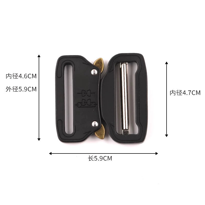 3520★ Hebilla de metal hebilla mochila multifuncional hebilla de tensión de liberación rápida cinturón táctico de seguridad botón accesorios